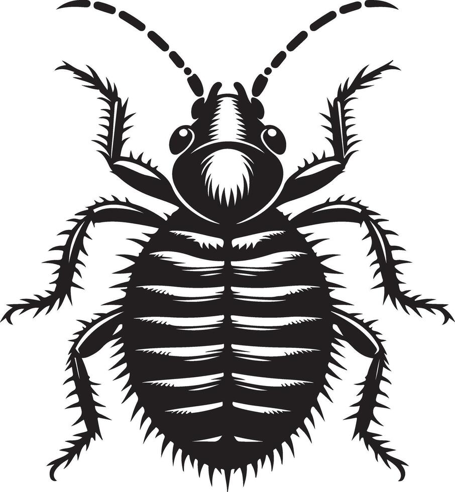 a black silhouette design of Bee vector