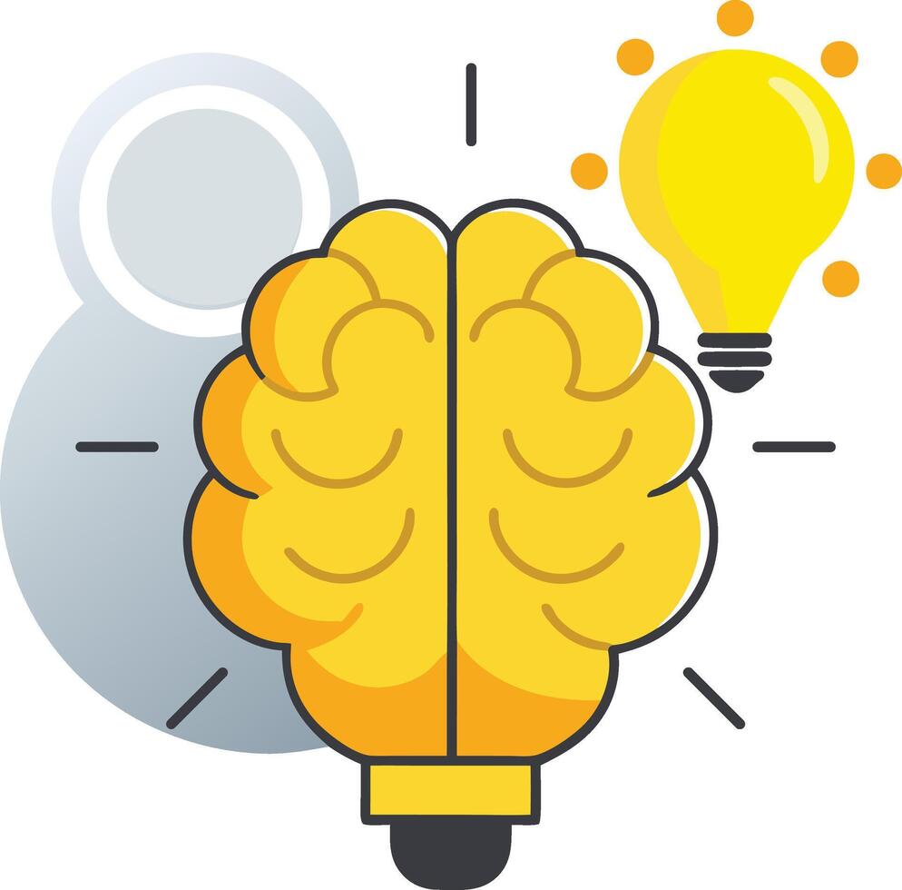 Creative Idea Concept Illustration, Innovative Idea and Inspiration Concepts vector