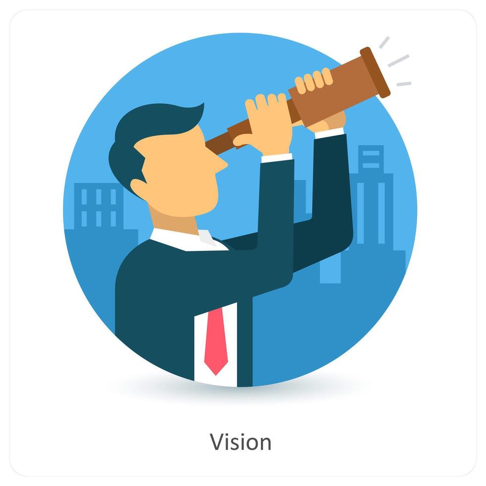 Vision and view icon concept vector
