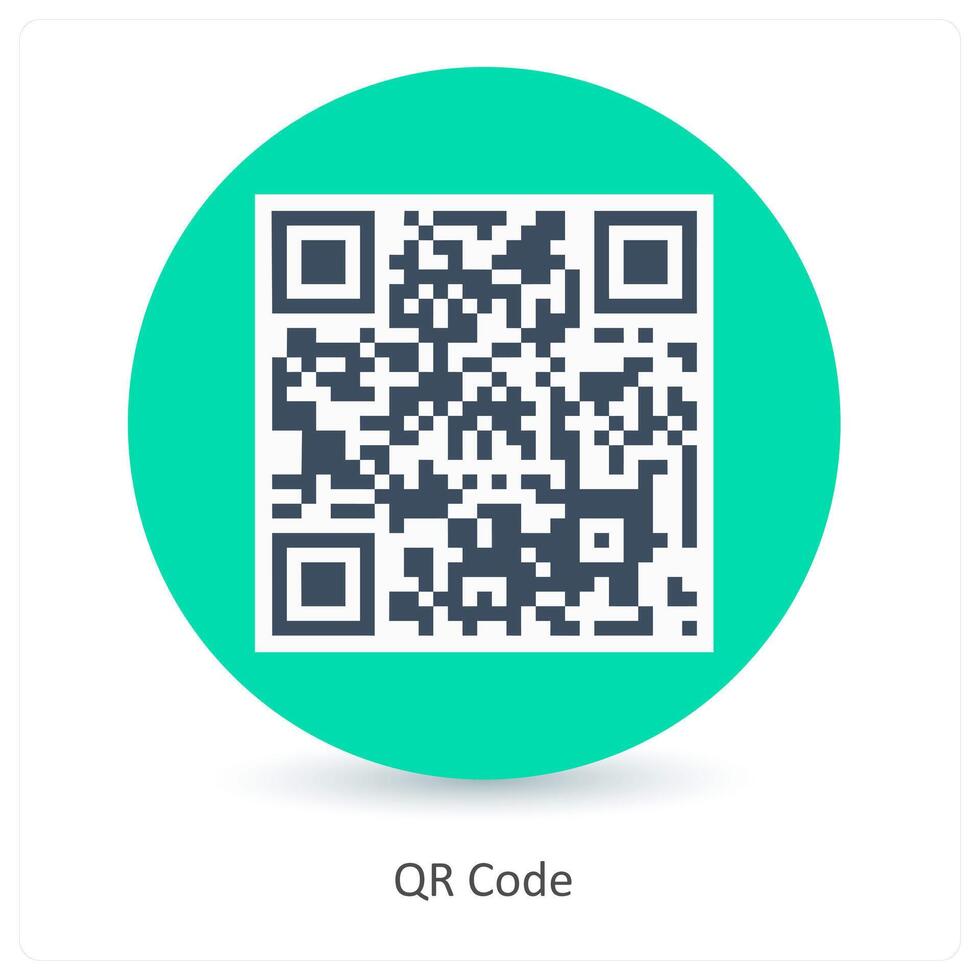 QR Code and scan icon concept vector