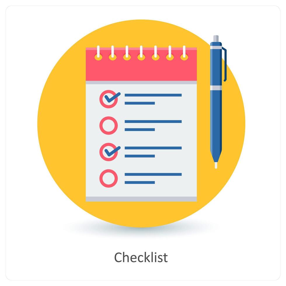 Checklist and task icon concept vector