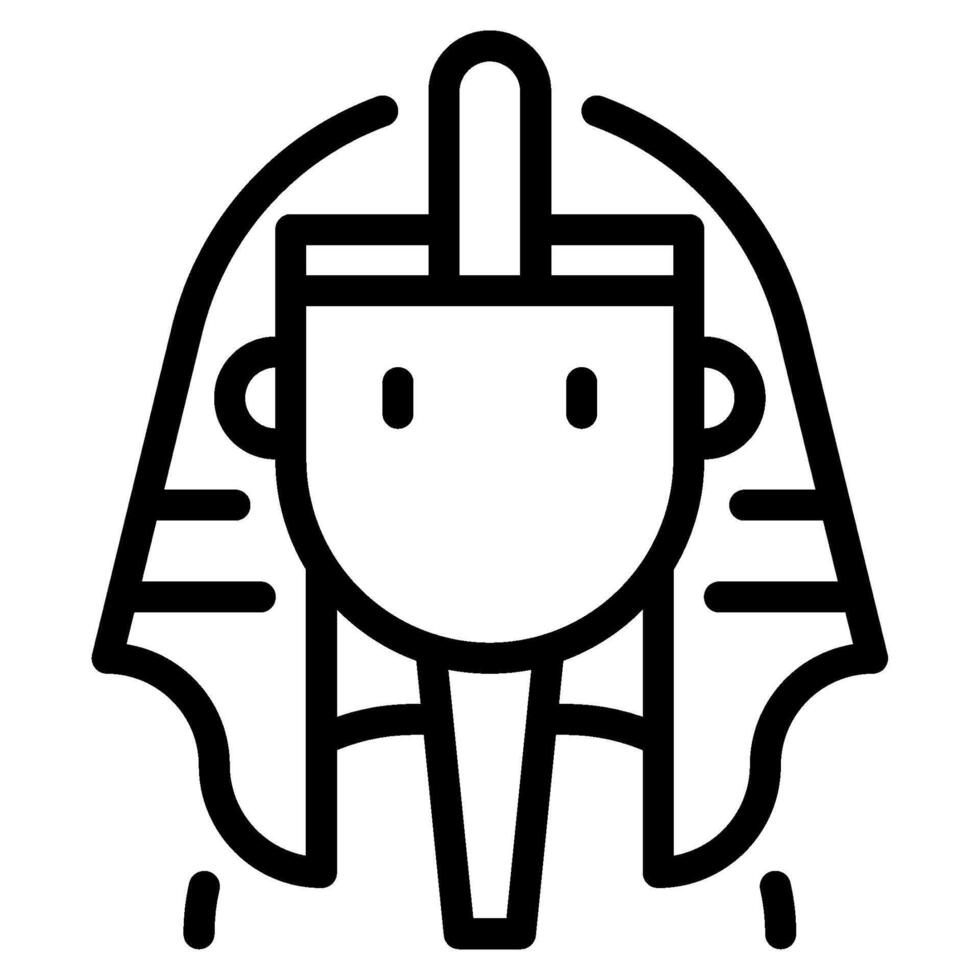 Pharaoh icon for web, app, infographic, etc vector