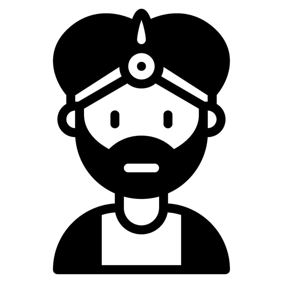 Maharaja icon for web, app, infographic, etc vector