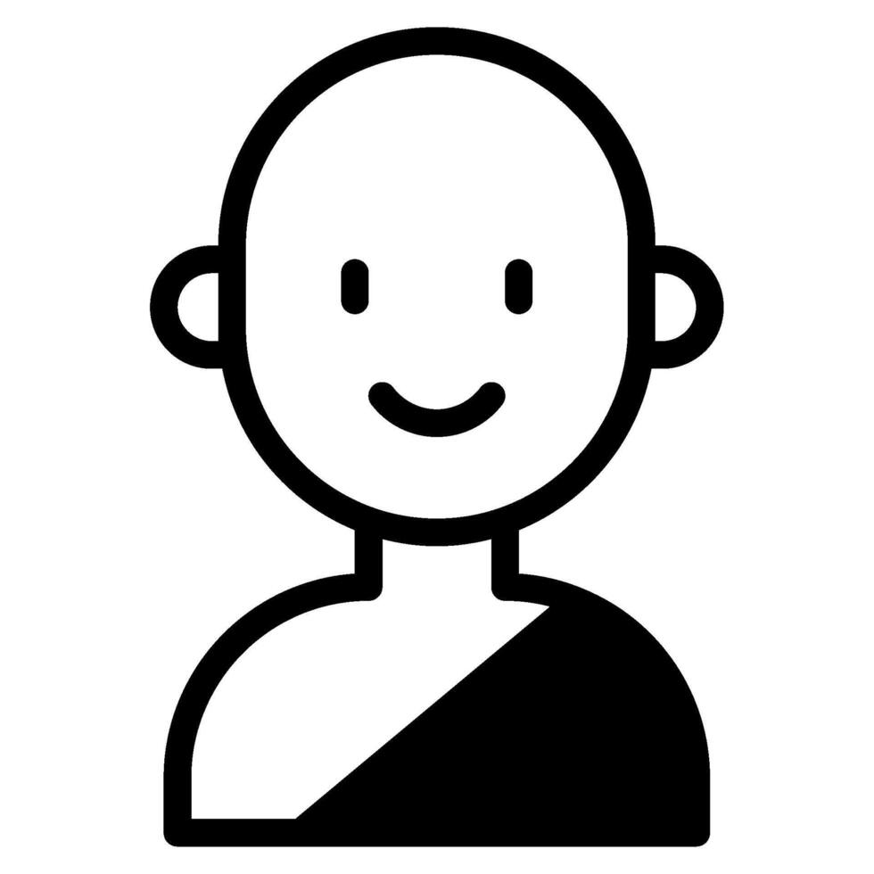 Monk icon for web, app, infographic, etc vector