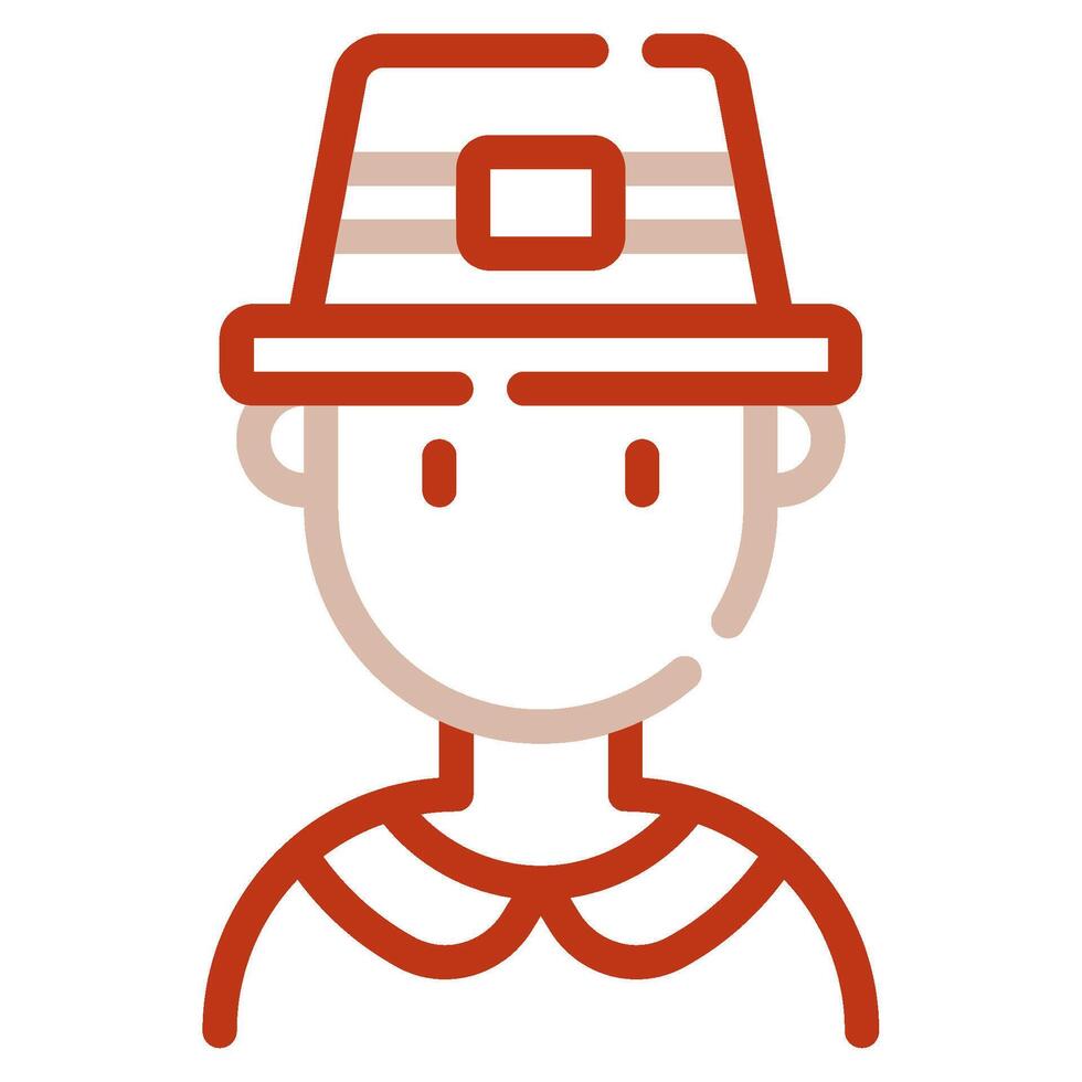 Pilgrim icon for web, app, infographic, etc vector