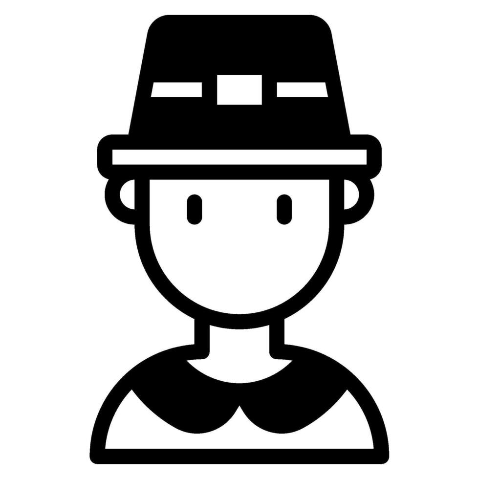 Pilgrim icon for web, app, infographic, etc vector