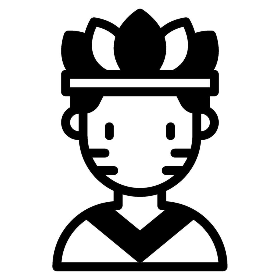Cherokee icon for web, app, infographic, etc vector