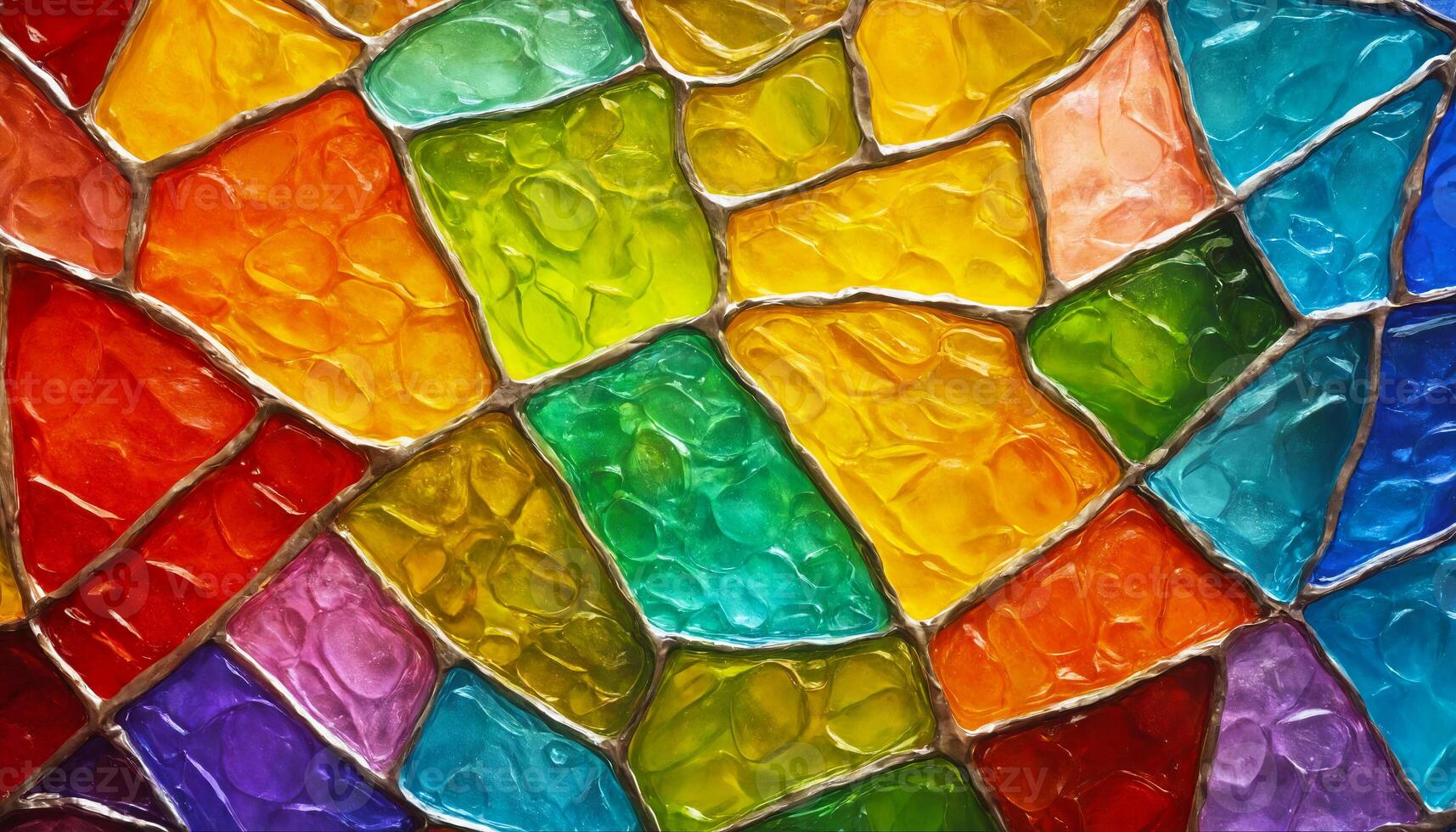 Multicolored stained glass pattern, Bright abstract background photo