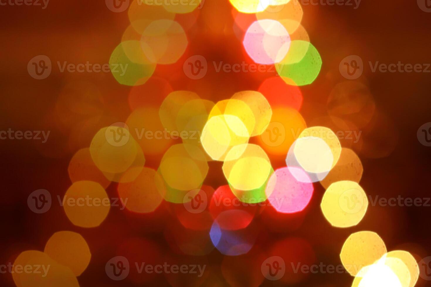 Golden blur bokeh light background. photo