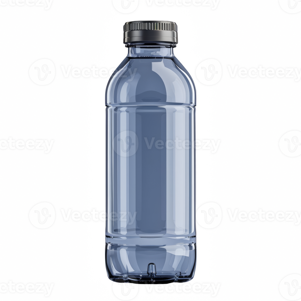 plastic bottle of water on transparent background png