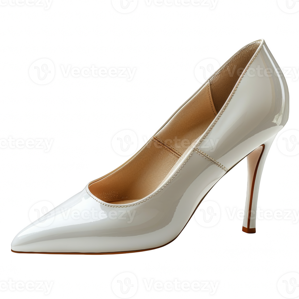 women white shoe isolated on transparent background png