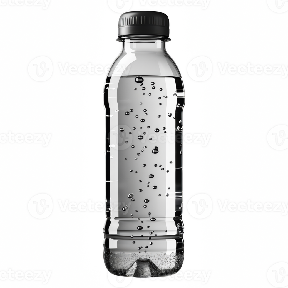 plastic bottle of water on transparent background png