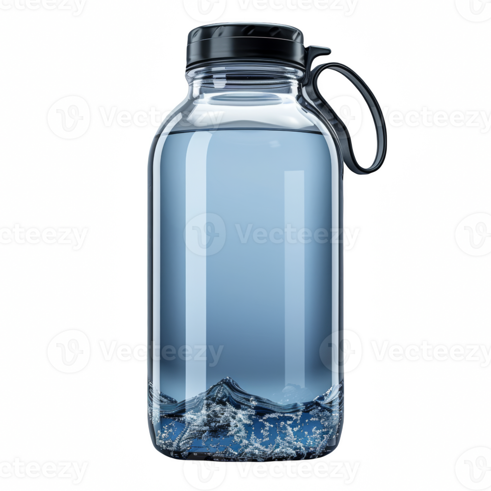 plastic bottle of water on transparent background png