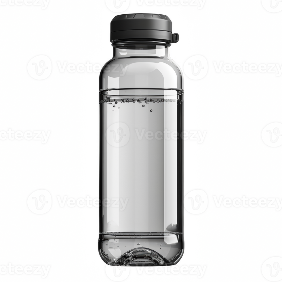 plastic bottle of water on transparent background png
