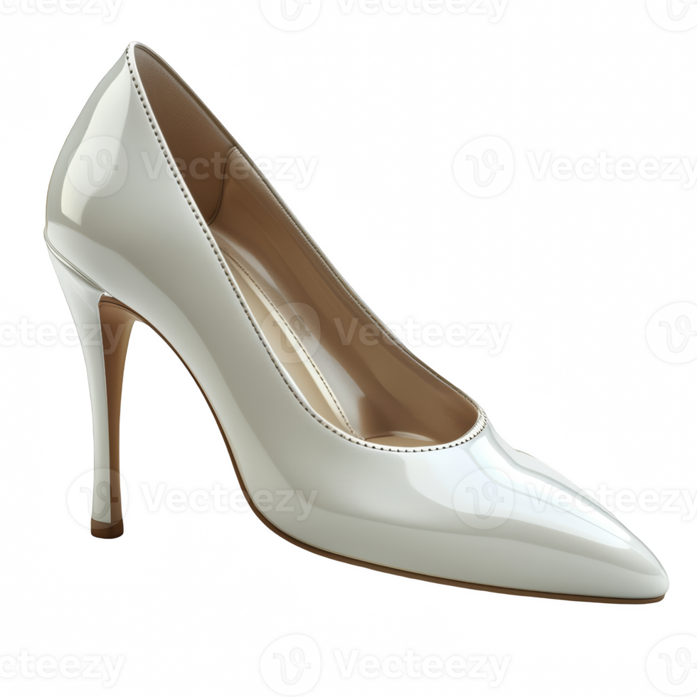 women white shoe isolated on transparent background png