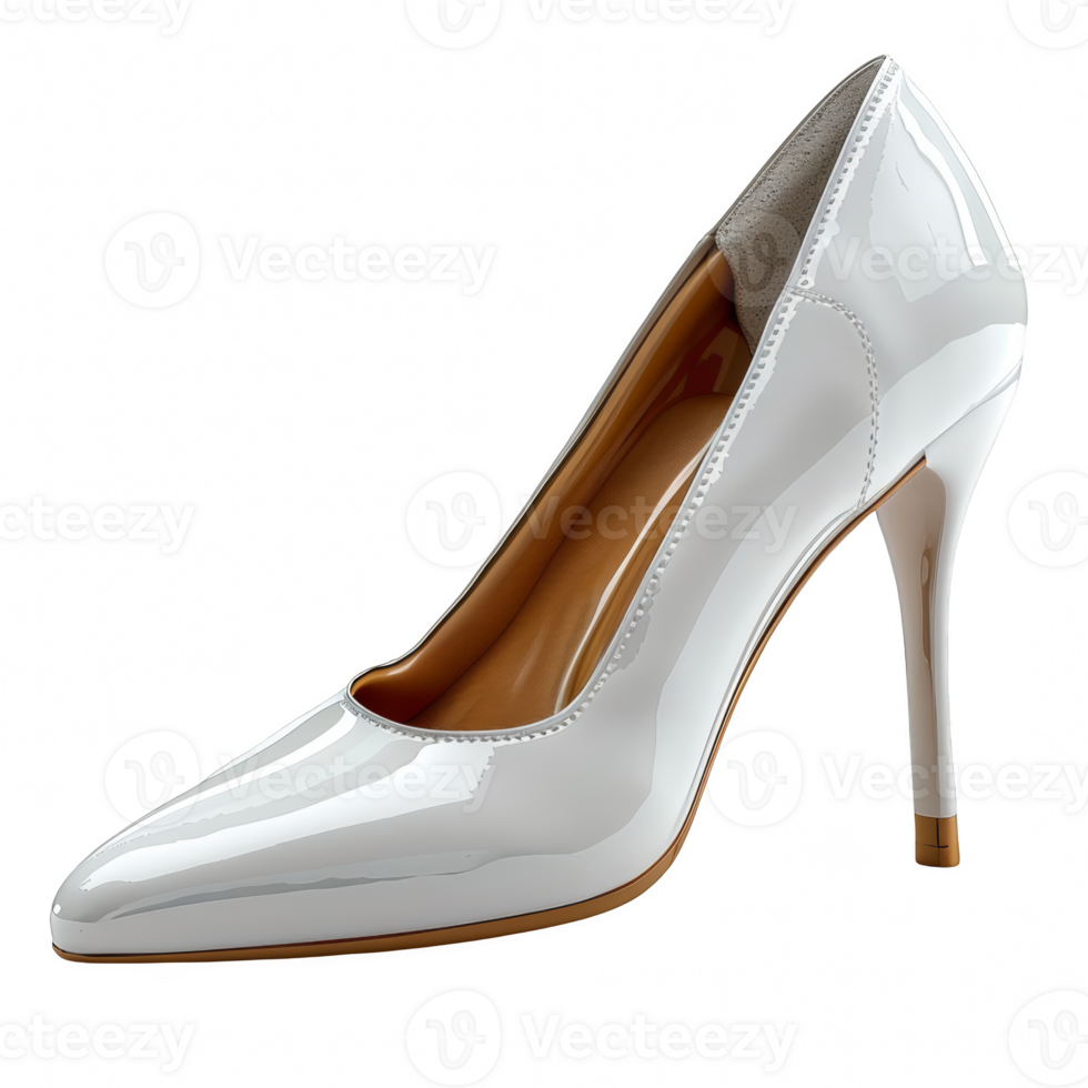 women white shoe isolated on transparent background png