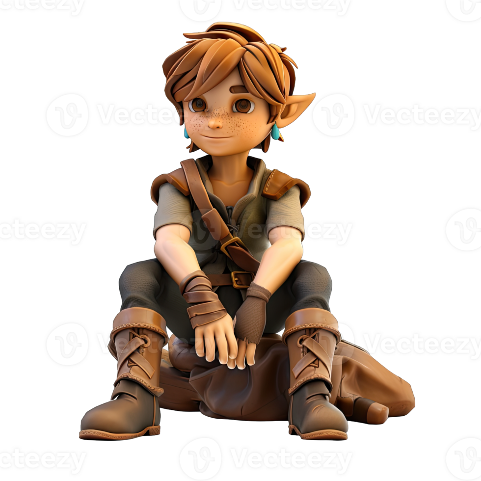3d character Isolated png