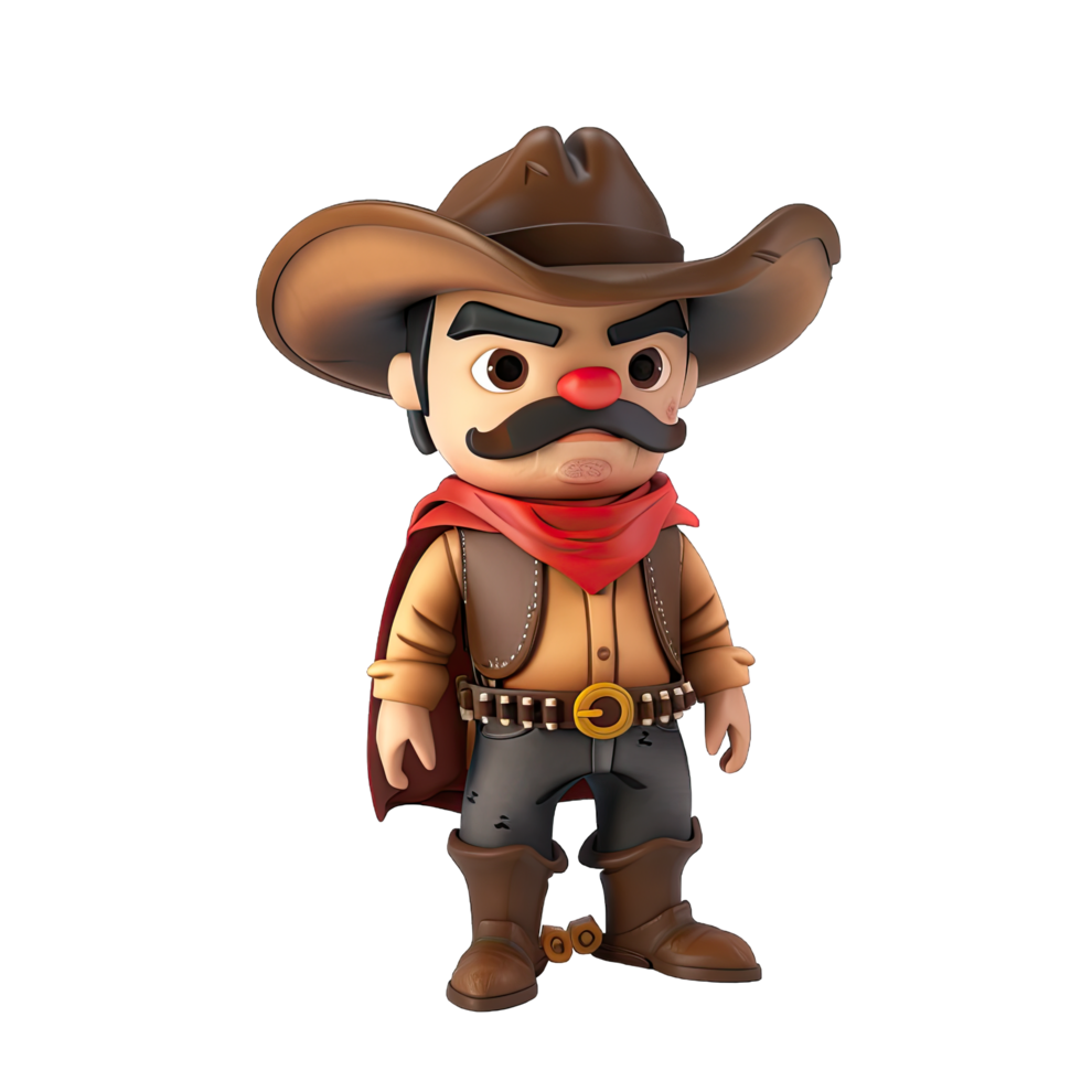 3d cartoon character isolated png