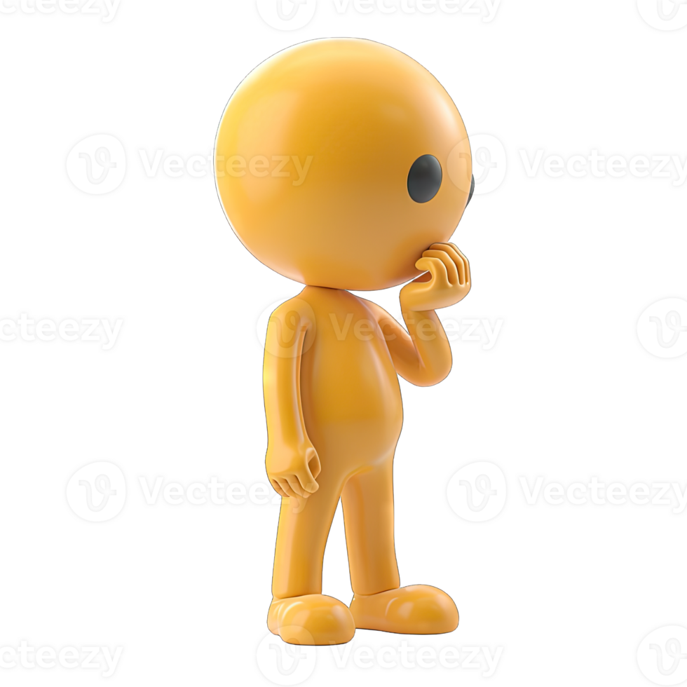 3d character Isolated png