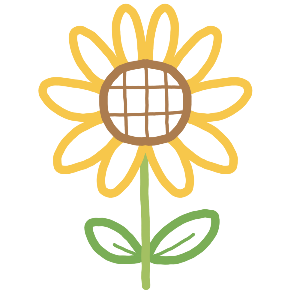 cute flower cartoon png