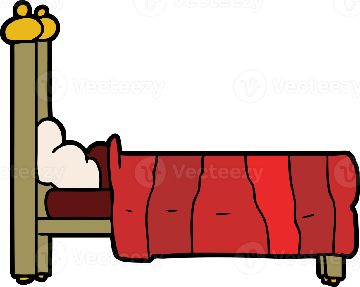 cartoon bed drawing png