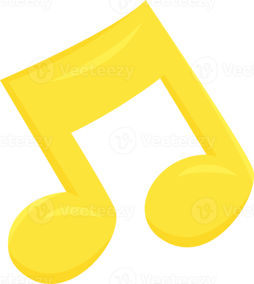musical notes isolate cute happy illustration design png