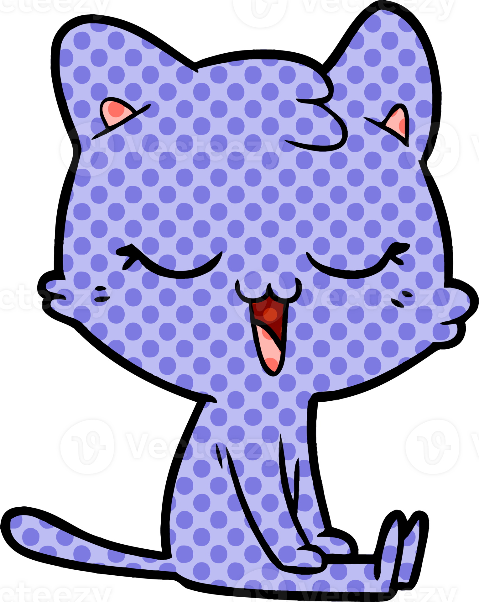 cartoon cat drawing 47181478 PNG