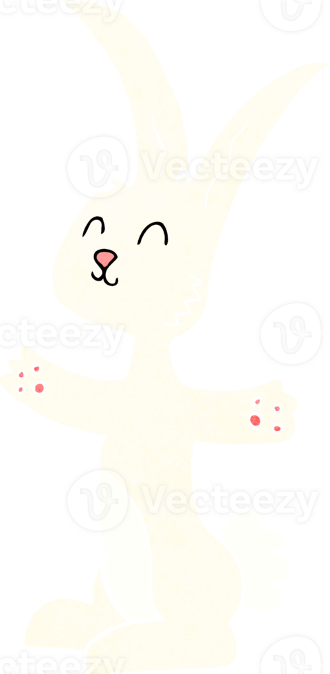 cartoon rabbit drawing png