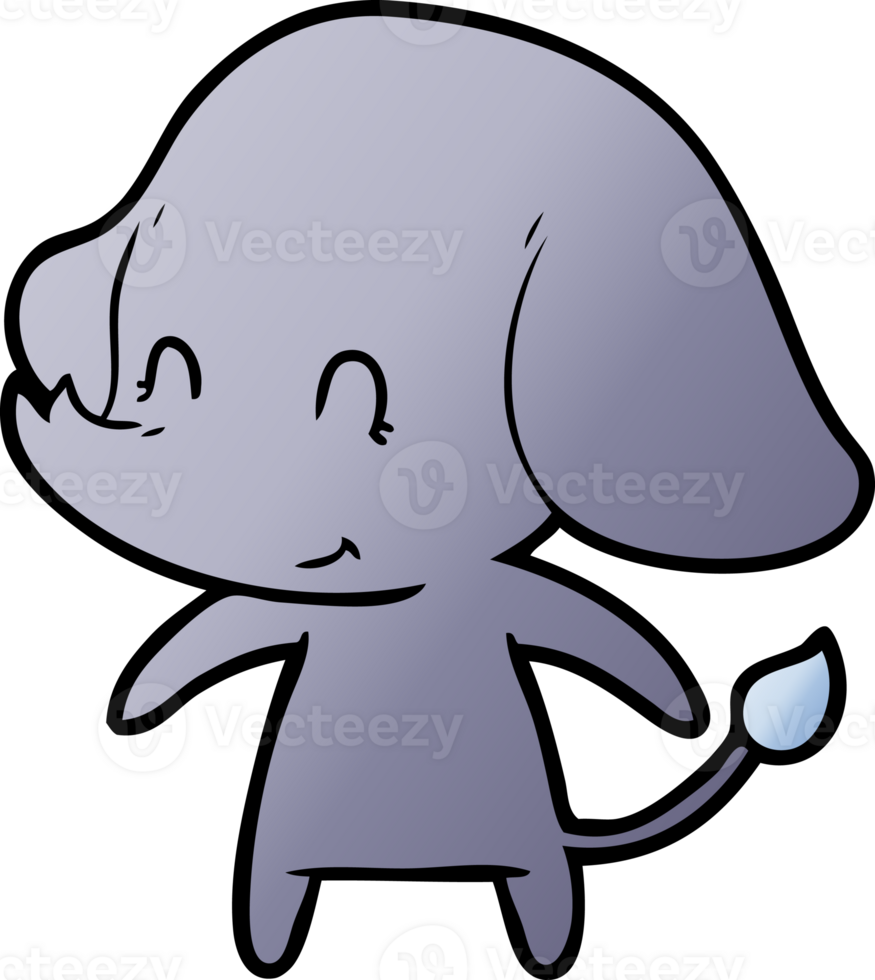 cute cartoon elephant drawing png