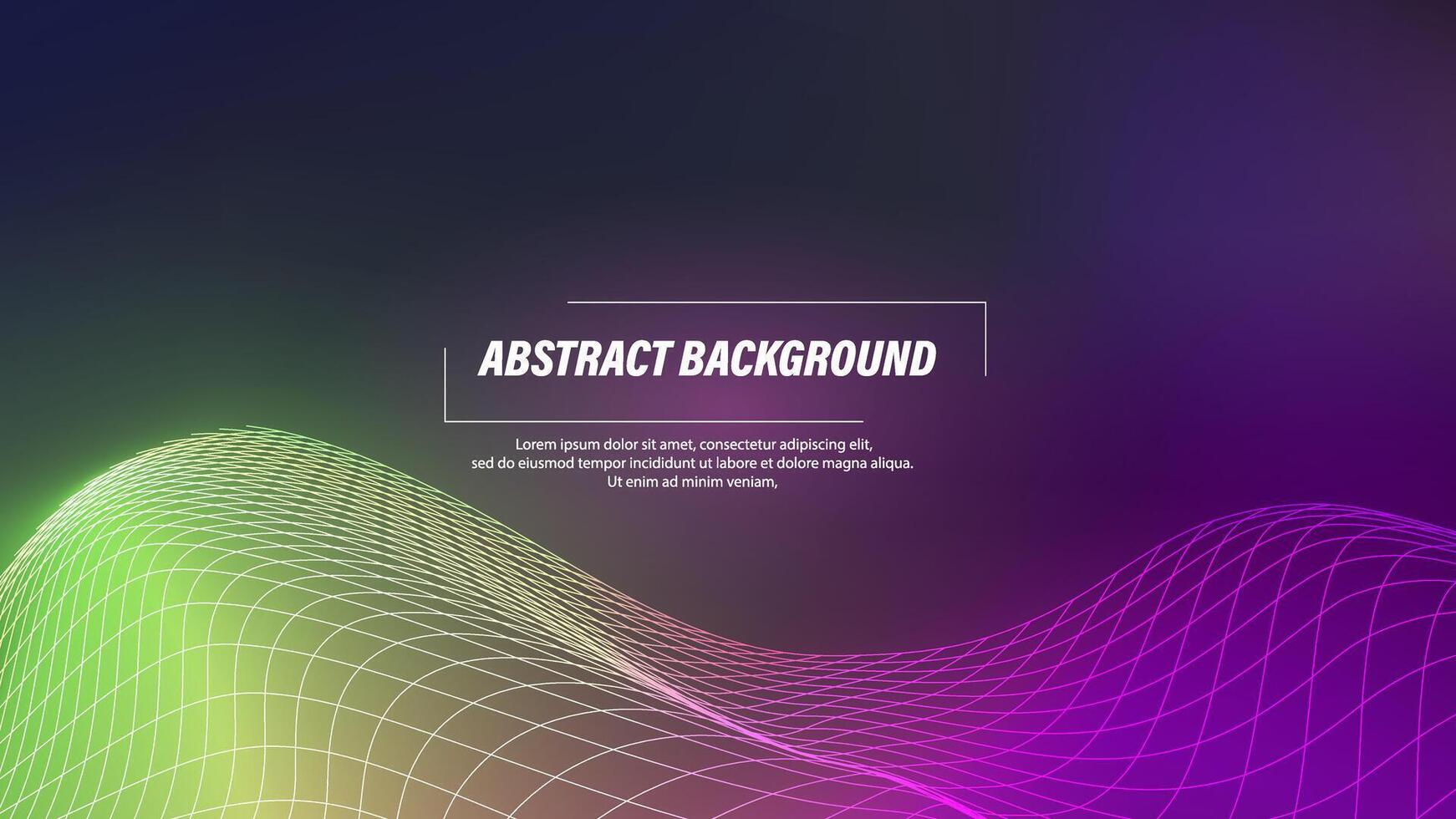 Abstract colourful gradient wave modern and futuristic technology concept. suitable for banner, backdrop, website Bg, covers, and wallpaper vector