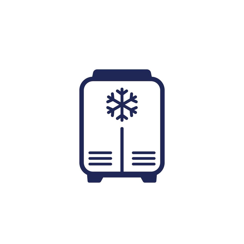 cryotherapy or cryosauna icon, vector