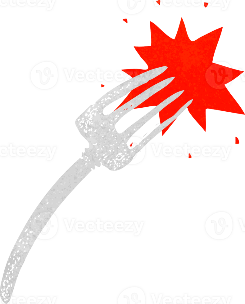 cartoon fork drawing png