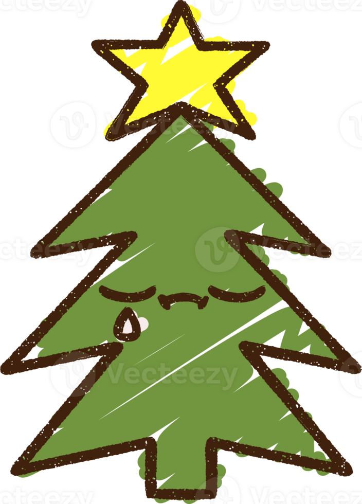 a cartoon christmas tree png