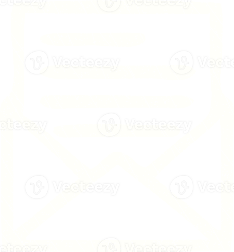 email envelope icon on transparent background png