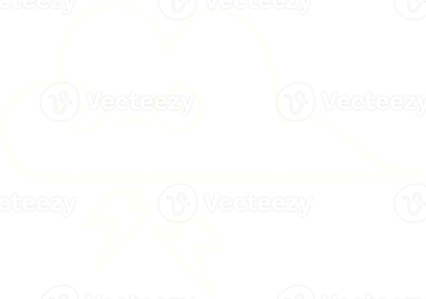 a cloud with lightning and a face drawn on it png