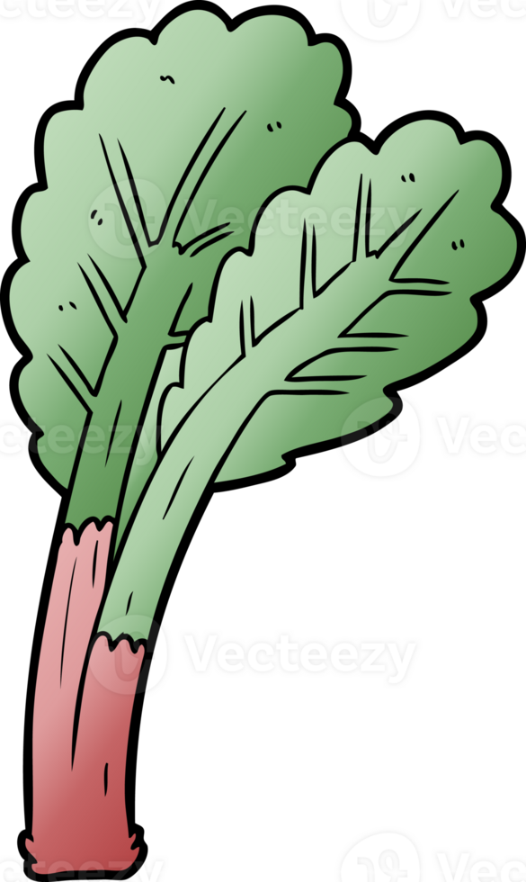 cartoon rhubarb drawing png