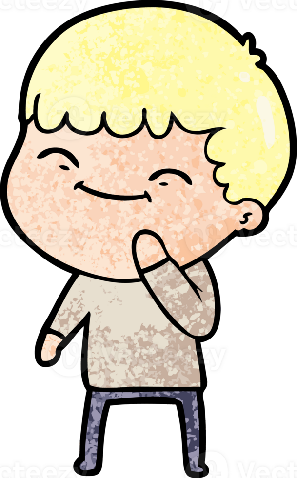 cartoon happy boy drawing png