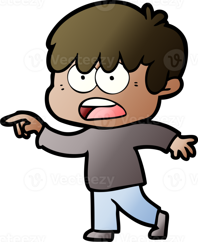 worried cartoon boy drawing png