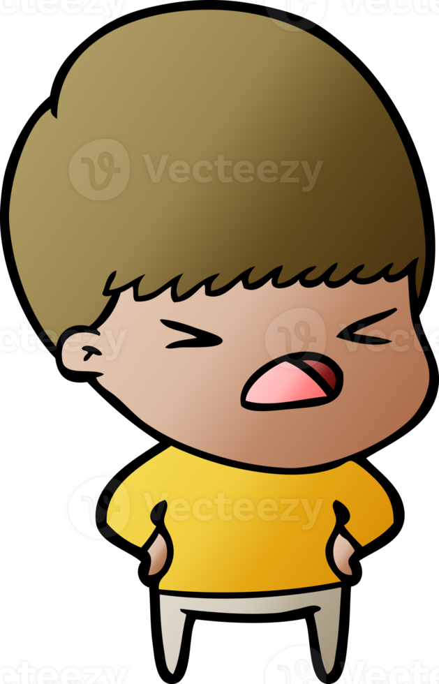 cartoon stressed man drawing png