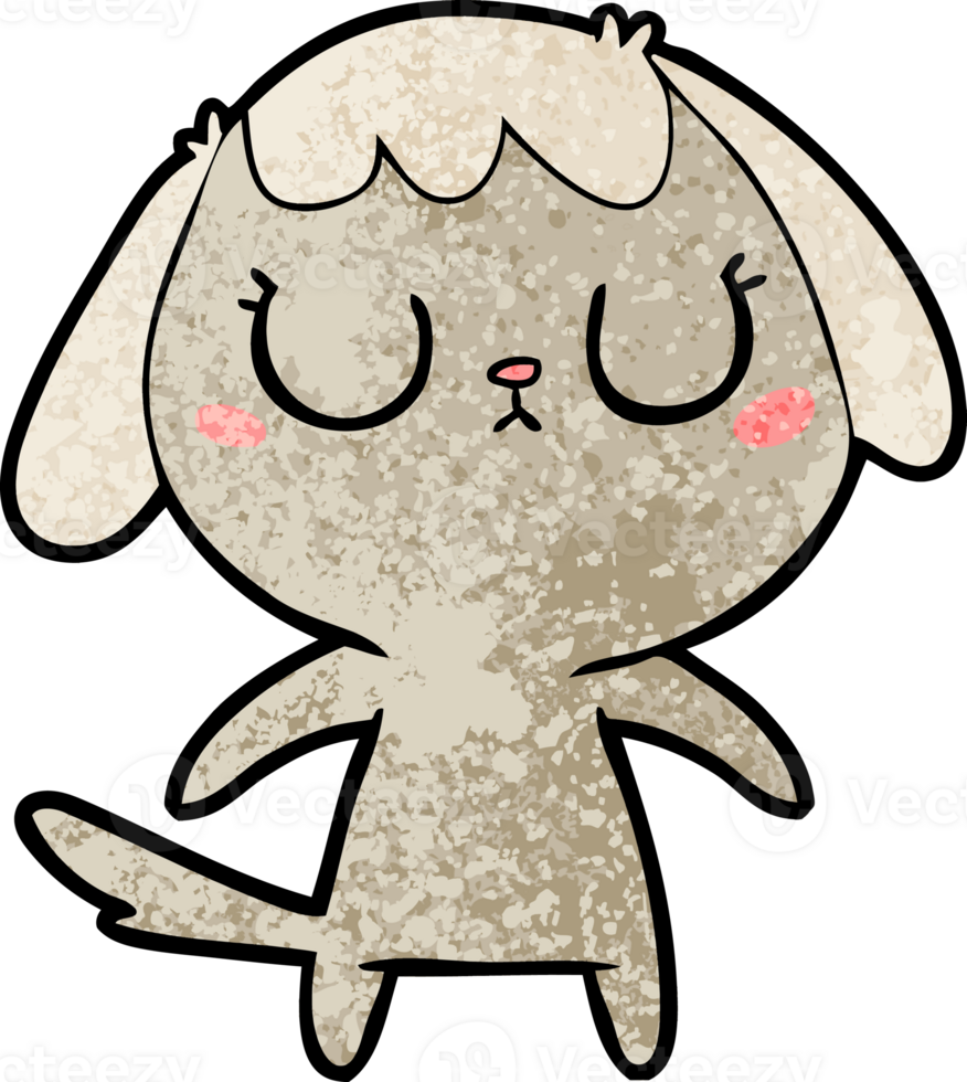 cute cartoon dog drawing png