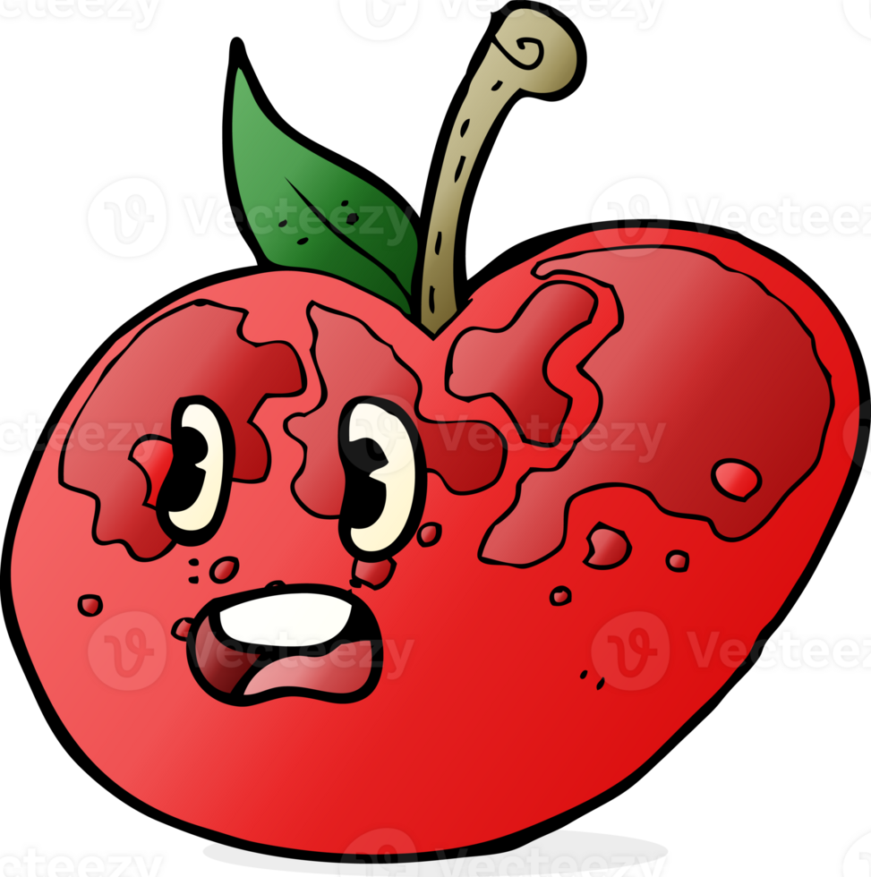 cartoon apple drawing png