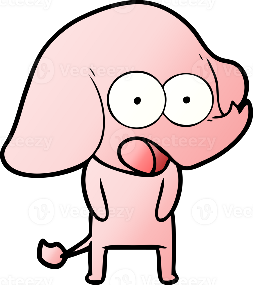 cute cartoon elephant drawing png