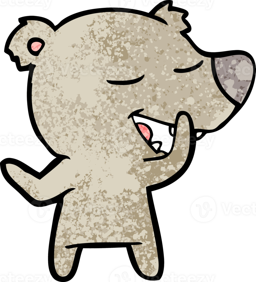 cartoon bear drawing png