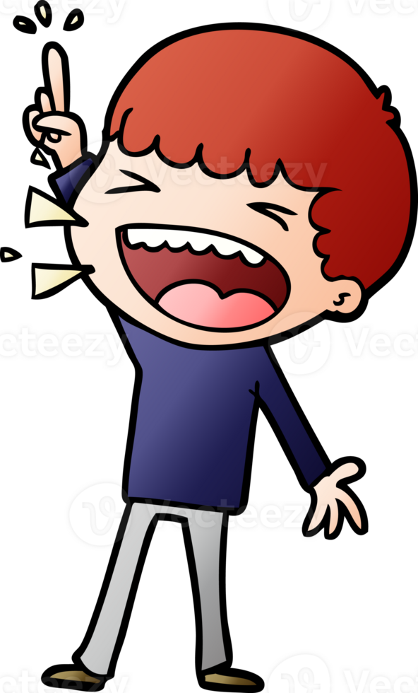 cartoon laughing man drawing png