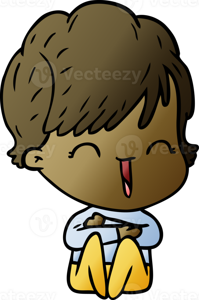cartoon laughing woman drawing png