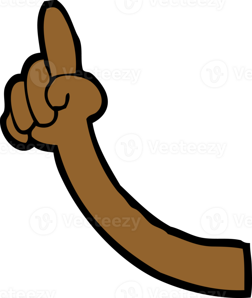 cartoon arm drawing png