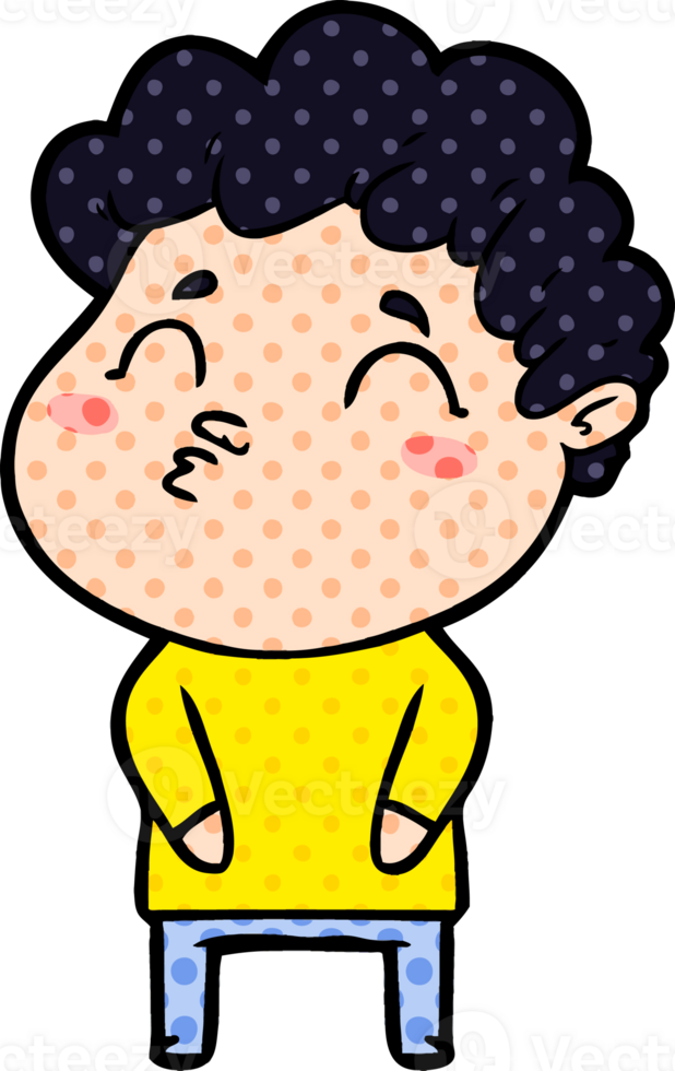 cartoon man pouting drawing png
