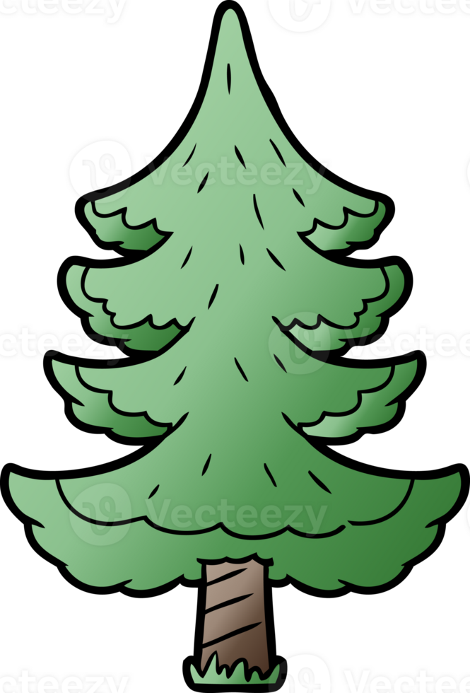 cartoon tree drawing png