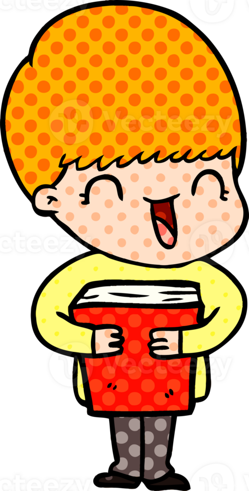 happy cartoon boy drawing png