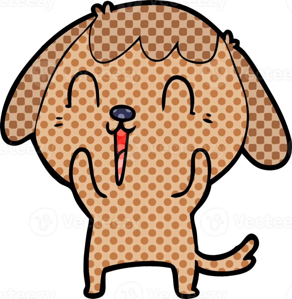 cute cartoon dog drawing png